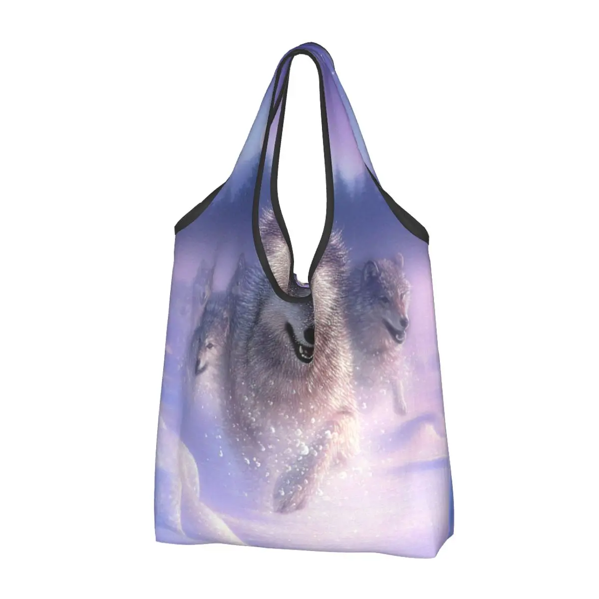 Повседневная женская сумка-тоут Wolf In Snow Heat, вместительный тоут на плечо, портативная складная сумка для хранения
Повседневная женская сумка-тоут Wolf In Snow Heat, вместительный тоут на плечо, портативная складная сумка для хранения