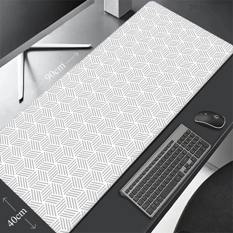 Computer Mousepad Keyboard Mat Black and White MouseMat XXXL 100x50cm Rubber Desk Mat Office Mousepads Non-Slip Gamer Mats 
Computer Mousepad Keyboard Mat Black and White MouseMat XXXL 100x50cm Rubber Desk Mat Office Mousepads Non-Slip Gamer Mats