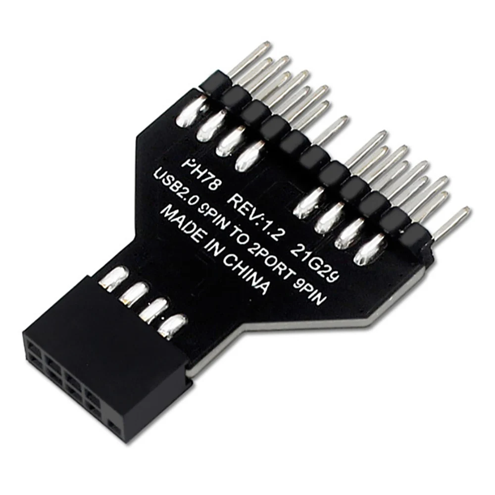 Usb 2.0 9-контактный удлинитель для материнской платы, 2-портовый 9-контактный адаптер для RGB лампы с водяным охлаждением, измерение скорости вен...
Usb 2.0 9-контактный удлинитель для материнской платы, 2-портовый 9-контактный адаптер для RGB лампы с водяным охлаждением, измерение скорости вен...