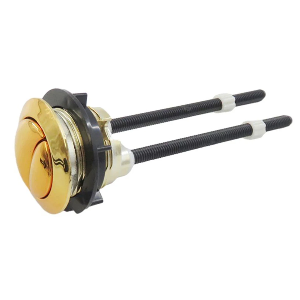 Mechanical Top Flush Valve Button 38mm Gold Toilet Push Button Easy Installation Compatible with Dual Flush Toilets
Mechanical Top Flush Valve Button 38mm Gold Toilet Push Button Easy Installation Compatible with Dual Flush Toilets