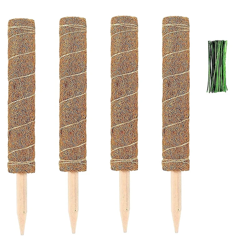 4 Pcs 15.7 Inch Coir Moss Totem Pole Coir Moss Stick for Creepers Plant Support Extension,Climbing Indoor Plants
4 Pcs 15.7 Inch Coir Moss Totem Pole Coir Moss Stick for Creepers Plant Support Extension,Climbing Indoor Plants