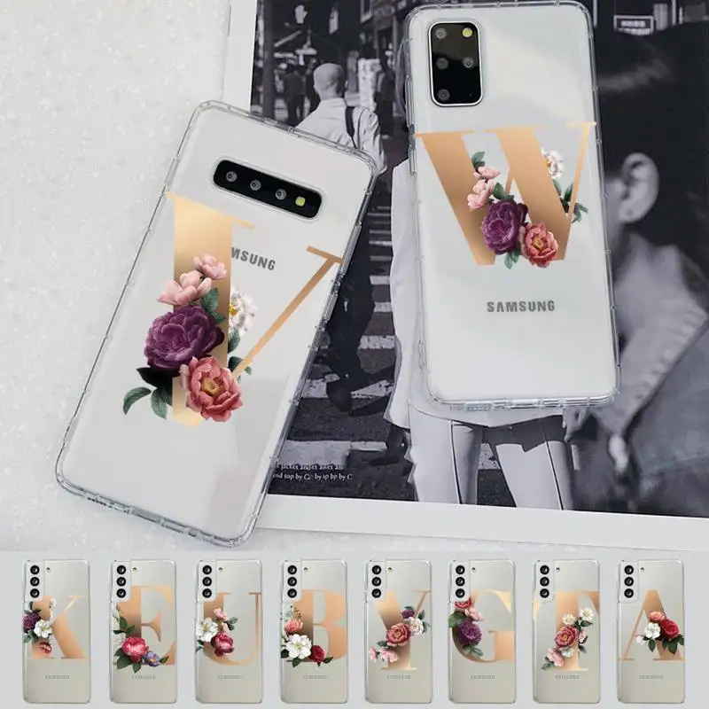 Initial Letter Phone Case for Samsung S20 S10 lite S21 plus for Redmi Note8 9pro for Huawei P20 Clear Case
Initial Letter Phone Case for Samsung S20 S10 lite S21 plus for Redmi Note8 9pro for Huawei P20 Clear Case