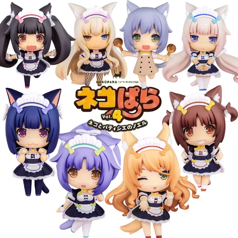6pcs/Set Q Version NEKOPARA Anime Figure Chocola Vanilla Azuki Coconut Maple Cinnamon Pop Up Parade PVC Action Figure Doll Gifts
6pcs/Set Q Version NEKOPARA Anime Figure Chocola Vanilla Azuki Coconut Maple Cinnamon Pop Up Parade PVC Action Figure Doll Gifts