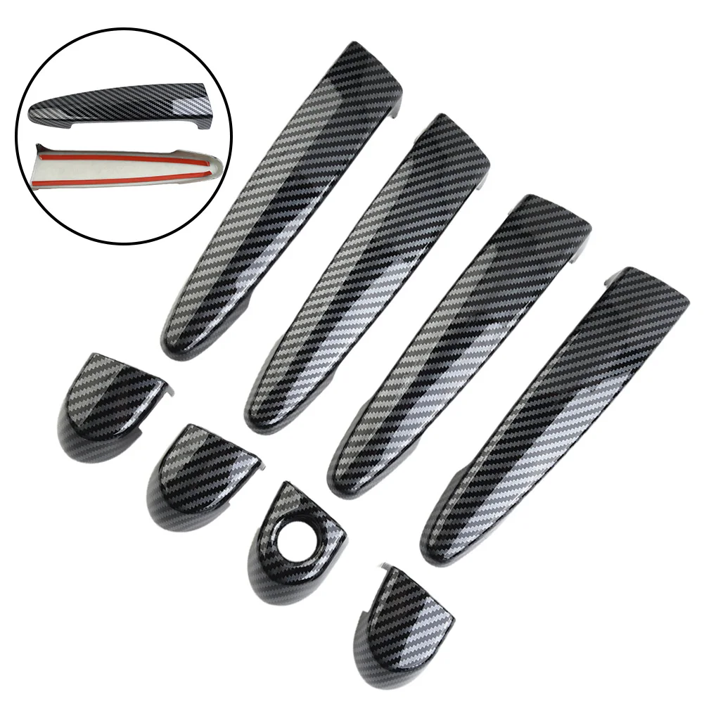 Car Covers Trims ABS Plastic Black Carbon Fiber Door Handle Easy To Install Quality ABS Replacement Parts Brand New
Car Covers Trims ABS Plastic Black Carbon Fiber Door Handle Easy To Install Quality ABS Replacement Parts Brand New