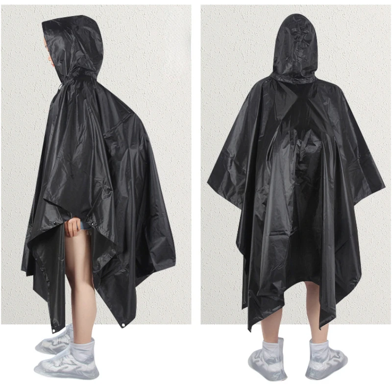Outdoor Multi-functional Tactical Raincoat Travel Riding Portable Camouflage Cape Black Men's and Women's Waterproof Clothing
Outdoor Multi-functional Tactical Raincoat Travel Riding Portable Camouflage Cape Black Men's and Women's Waterproof Clothing
