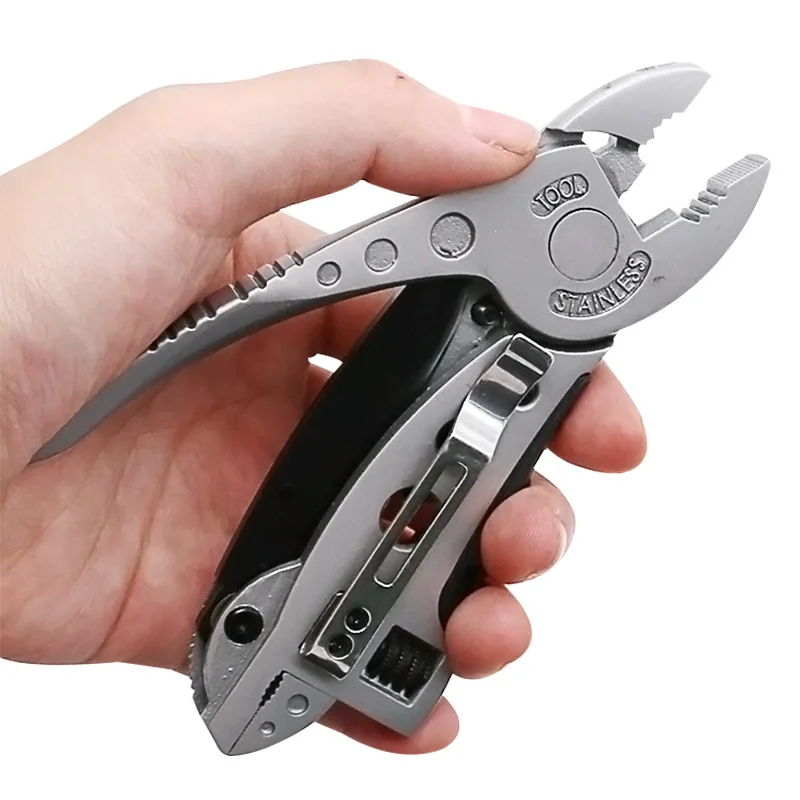 

Multitool Pliers Adjustable Wrench Pocket Knife Screwdriver Set Kit Jaw Spanner Repair Outdoor Camping Survival Tools