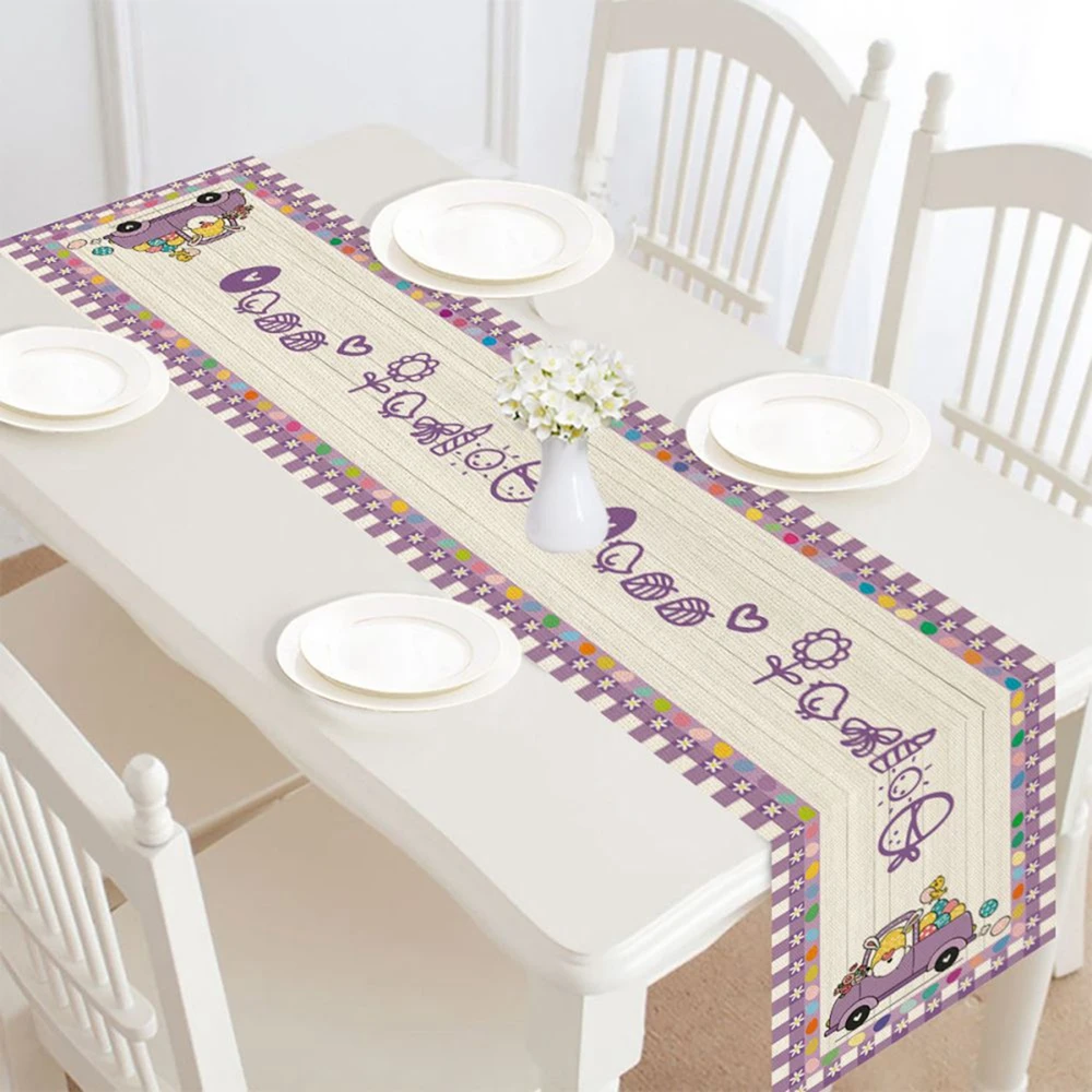 2022 Easter Decorations Table Cloth Easter Bunny Table Runner Single Sided for Home Desk Decor Party Holiday Indoors Outdoors
2022 Easter Decorations Table Cloth Easter Bunny Table Runner Single Sided for Home Desk Decor Party Holiday Indoors Outdoors
