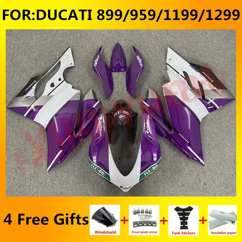 Комплект обтекателей для мотоцикла Ducati 899 1199 2012 2013 2014 Panigale 959 1299 2015 2016 2017 2018 полный обтекатель фиолетовый белый
Комплект обтекателей для мотоцикла Ducati 899 1199 2012 2013 2014 Panigale 959 1299 2015 2016 2017 2018 полный обтекатель фиолетовый белый