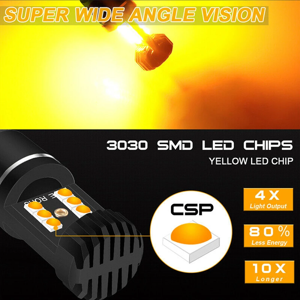 High quality Turn Signal Light LED Light Lighting Parking Reverse Accessories Error Free Waterproof 2 pcs Amber
High quality Turn Signal Light LED Light Lighting Parking Reverse Accessories Error Free Waterproof 2 pcs Amber