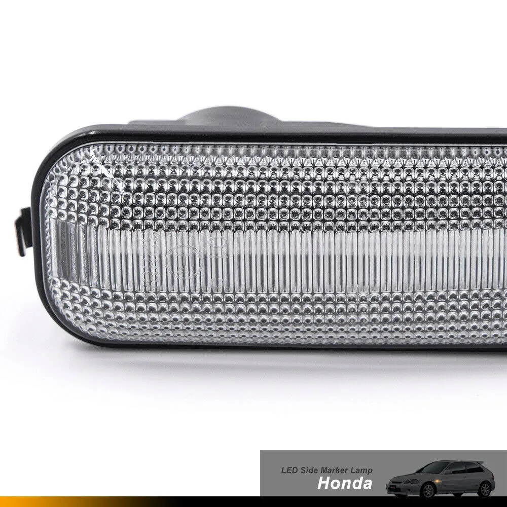 2pcs Clear-Lens Amber Led Fender Side Marker Lamp For Honda For Civic Sixth Generation1996-2000 For CR-V 1997-2001
2pcs Clear-Lens Amber Led Fender Side Marker Lamp For Honda For Civic Sixth Generation1996-2000 For CR-V 1997-2001