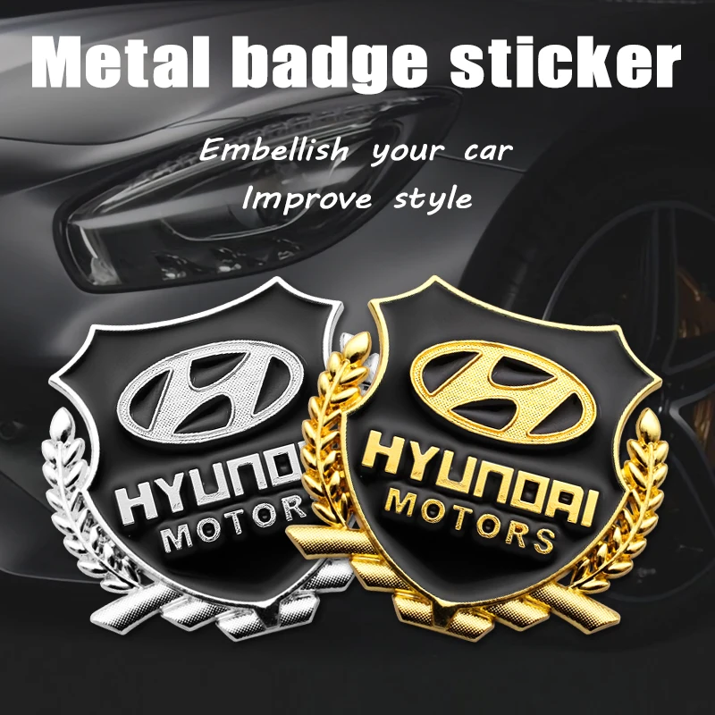 1/2pcs Car 3D Metal Stickers Emblem Badge Decals For hyundai Accent Solaris Sonata Santa Fe Genesis Azera GDI ix20 Car Styling
1/2pcs Car 3D Metal Stickers Emblem Badge Decals For hyundai Accent Solaris Sonata Santa Fe Genesis Azera GDI ix20 Car Styling