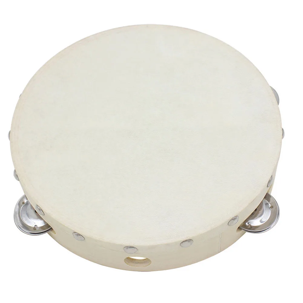 8\" Hand Held Tambourine Bell Wood Tambourine Bell With Metal Single Row Jingles Educational Musical Toy For Children Gifts
8\" Hand Held Tambourine Bell Wood Tambourine Bell With Metal Single Row Jingles Educational Musical Toy For Children Gifts