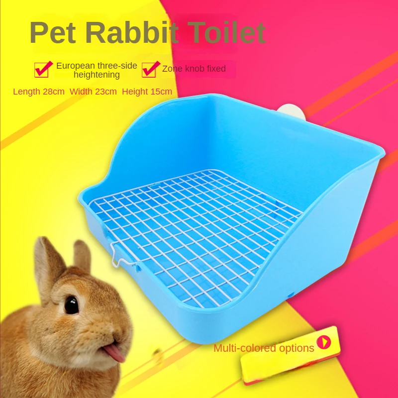 Pet Rabbit Large Toilet Anti-spray Urine Rabbit Bedpan Urinal Wire Bottom Mesh Square Toilet Supplies
Pet Rabbit Large Toilet Anti-spray Urine Rabbit Bedpan Urinal Wire Bottom Mesh Square Toilet Supplies