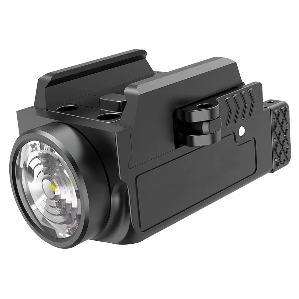 800 Lumens Tactical Pistol Weapon Light Mini LED Gun Light Compact USB Rechargeable Quick Release Gun Flashlight for 1913/GL Rai
800 Lumens Tactical Pistol Weapon Light Mini LED Gun Light Compact USB Rechargeable Quick Release Gun Flashlight for 1913/GL Rai