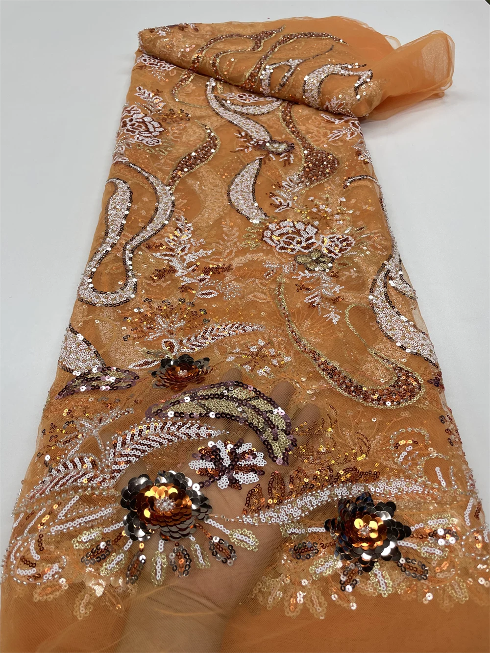 Luxury African Sequins Beaded Lace Fabric 2023 High Quality Groom Nigerian Wedding Bridal Embroidery French Tulle Sewing QF0844
Luxury African Sequins Beaded Lace Fabric 2023 High Quality Groom Nigerian Wedding Bridal Embroidery French Tulle Sewing QF0844