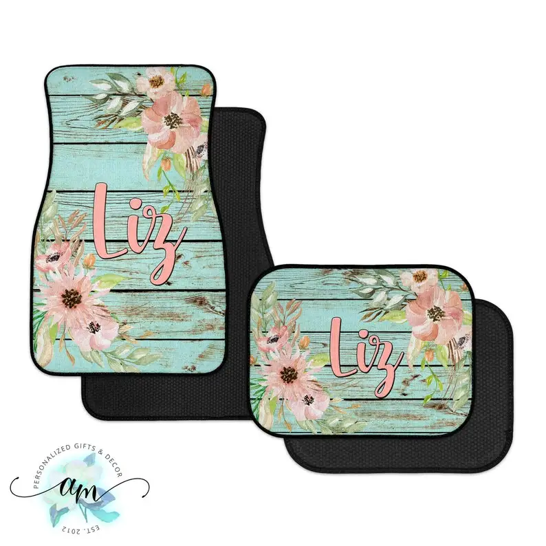 Personalized Car Mats Floral Car Mats Car and Auto Accessories, SUV and Truck Floor Mats Gifts for Her
Personalized Car Mats Floral Car Mats Car and Auto Accessories, SUV and Truck Floor Mats Gifts for Her