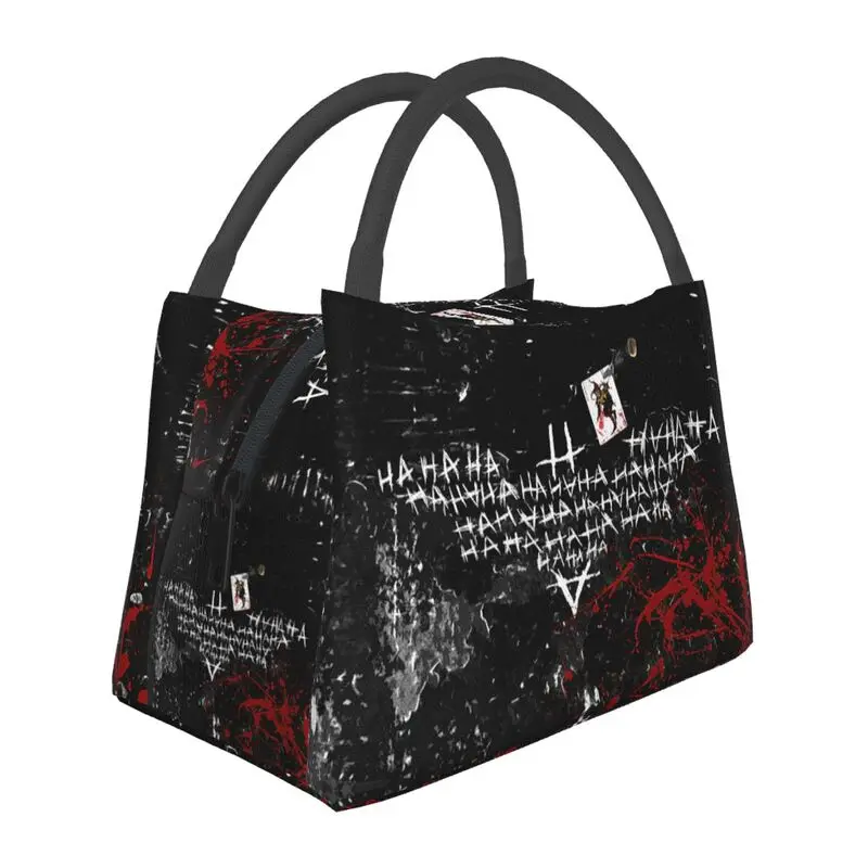 Joker Card Knife Hahaha Insulated Lunch Bag for Work Office Portable Cooler Thermal Bento Box Women
Joker Card Knife Hahaha Insulated Lunch Bag for Work Office Portable Cooler Thermal Bento Box Women