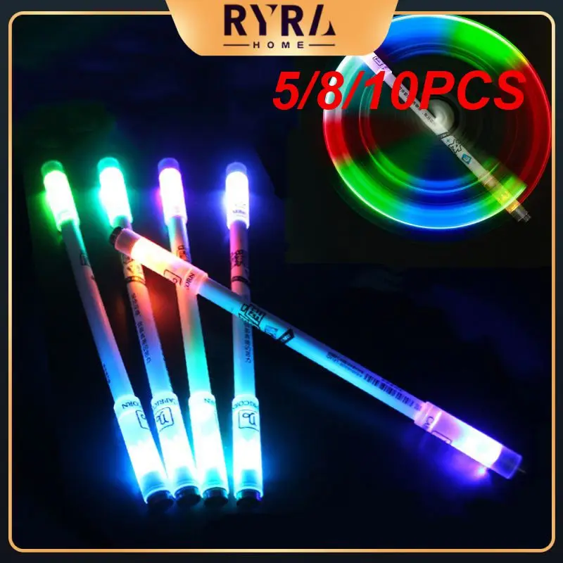 5/8/10PCS Random Gel Pen Plastic Ballpoint Rotating Student Pencil Balance Led Flash Gift Flexible Spinning Pen With Light
5/8/10PCS Random Gel Pen Plastic Ballpoint Rotating Student Pencil Balance Led Flash Gift Flexible Spinning Pen With Light