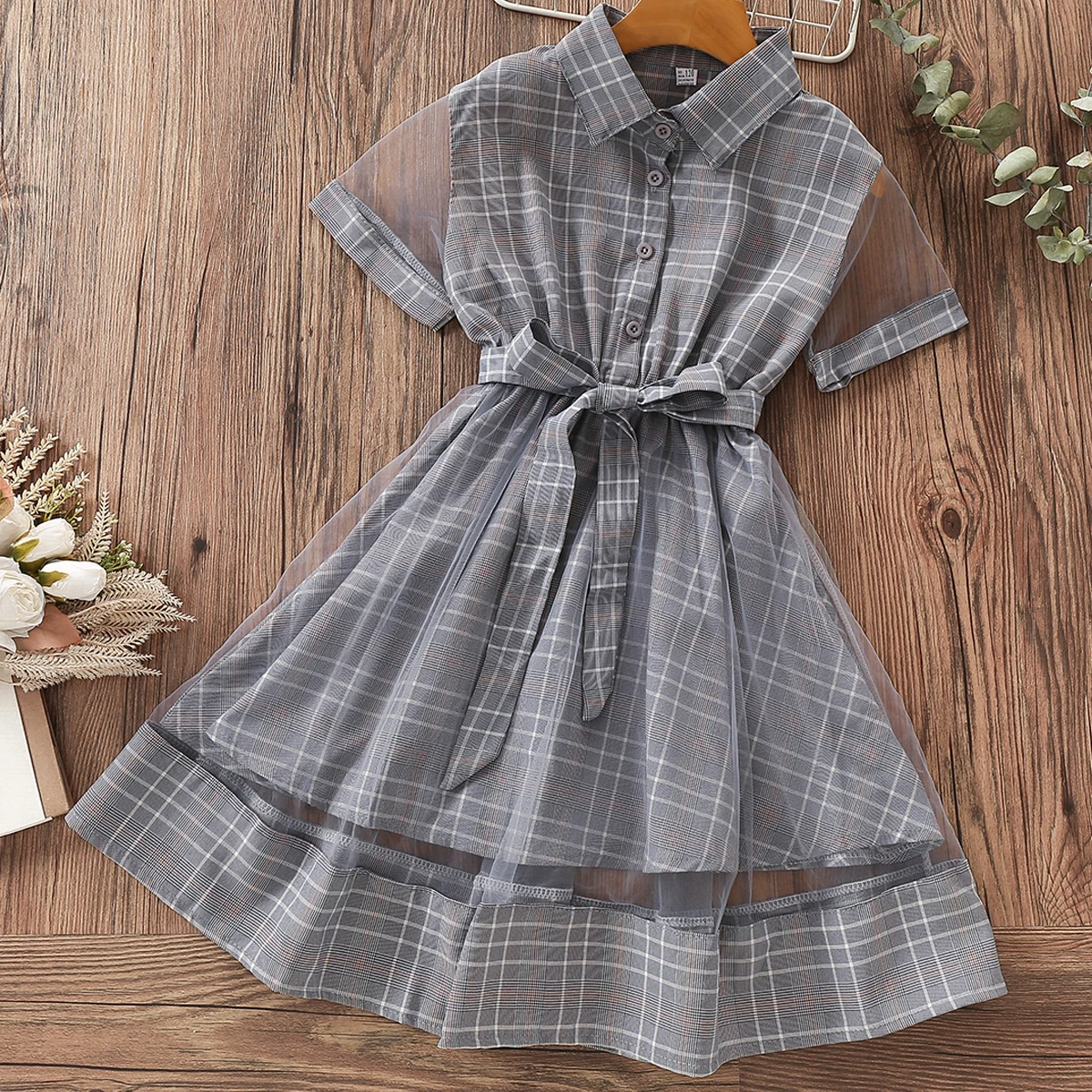 Kids Dresses for Girl Summer Costumes Short Sleeve School Preppy Style Plaid Print Dress Baby Children Clothes 6 8 9 10 12 Years 
Kids Dresses for Girl Summer Costumes Short Sleeve School Preppy Style Plaid Print Dress Baby Children Clothes 6 8 9 10 12 Years