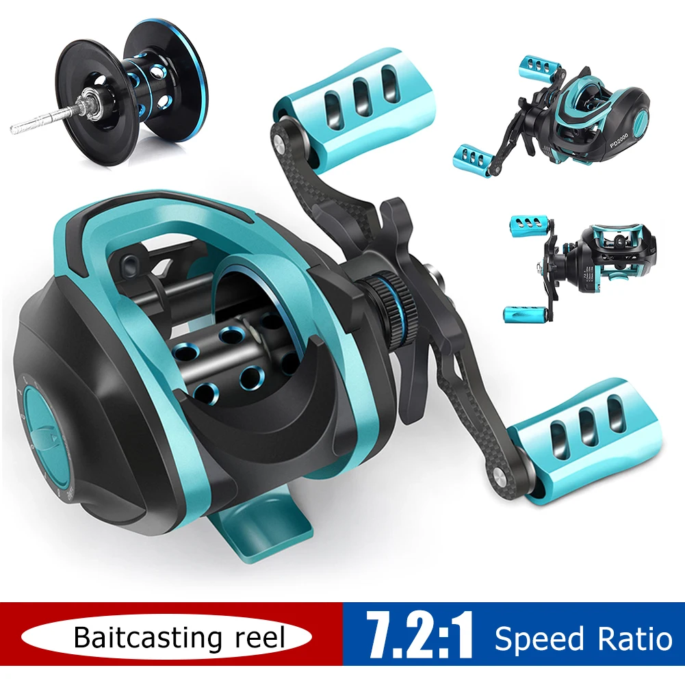 Ultralight Baitcasting Reels with Brake Button 18+1 Bearing 6KG Fishing Reel 7.2:1 Ratio Casting Reel Fishing Tackle Accessories
Ultralight Baitcasting Reels with Brake Button 18+1 Bearing 6KG Fishing Reel 7.2:1 Ratio Casting Reel Fishing Tackle Accessories