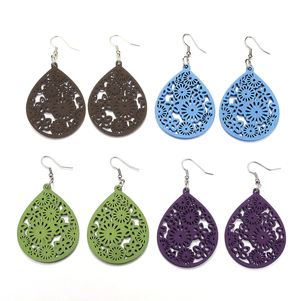 Kissitty 5 Pairs Mixed Color Trendy Drop Wood Dangle Earrings For Women Platinum Color Tone Alloy Hook Earrings Jewelry Findings
Kissitty 5 Pairs Mixed Color Trendy Drop Wood Dangle Earrings For Women Platinum Color Tone Alloy Hook Earrings Jewelry Findings