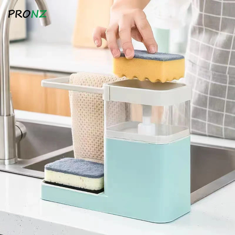 Kitchen Soap Dispenser Multifunction Manual Press Pump Cleaning Liquid Detergent Dispenser Sponge Towel Storage Kitchen Tools
Kitchen Soap Dispenser Multifunction Manual Press Pump Cleaning Liquid Detergent Dispenser Sponge Towel Storage Kitchen Tools