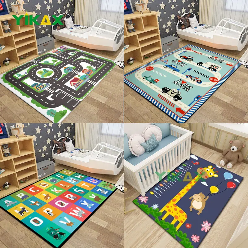 Children's Play Crawl Carpet Road Traffic Route Map Living Room Rugs Sofa Coffee Floor Mats Home Decoration Traffics Sign Mats
Children's Play Crawl Carpet Road Traffic Route Map Living Room Rugs Sofa Coffee Floor Mats Home Decoration Traffics Sign Mats