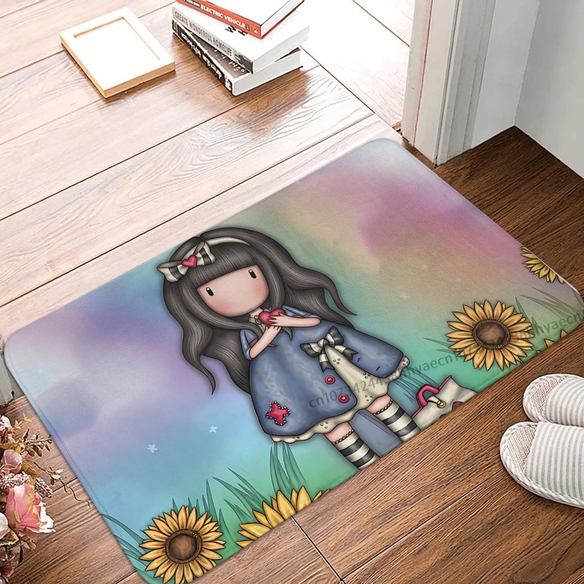 Santoro Gorjuss Manga Cute Girl Non-slip Doormat Sunflower Bath Kitchen Mat Welcome Carpet Indoor Modern Decor
Santoro Gorjuss Manga Cute Girl Non-slip Doormat Sunflower Bath Kitchen Mat Welcome Carpet Indoor Modern Decor