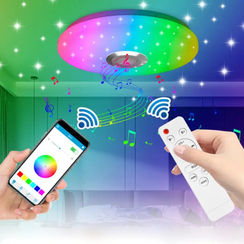 Nordic Luxury LED Ceiling Lamp Bluetooth-compatible Infrared Remote Control Mobile Phone APP Control Home Decoration Ceiling Lam
Nordic Luxury LED Ceiling Lamp Bluetooth-compatible Infrared Remote Control Mobile Phone APP Control Home Decoration Ceiling Lam