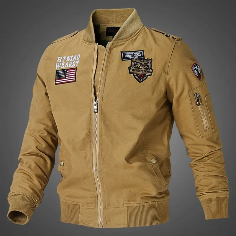 Winter Bomber Pilot Jacket Parker Coat Army Military Motorcycle Cargo Coat Air Force Pilot Tactical Large Coat Men
Winter Bomber Pilot Jacket Parker Coat Army Military Motorcycle Cargo Coat Air Force Pilot Tactical Large Coat Men