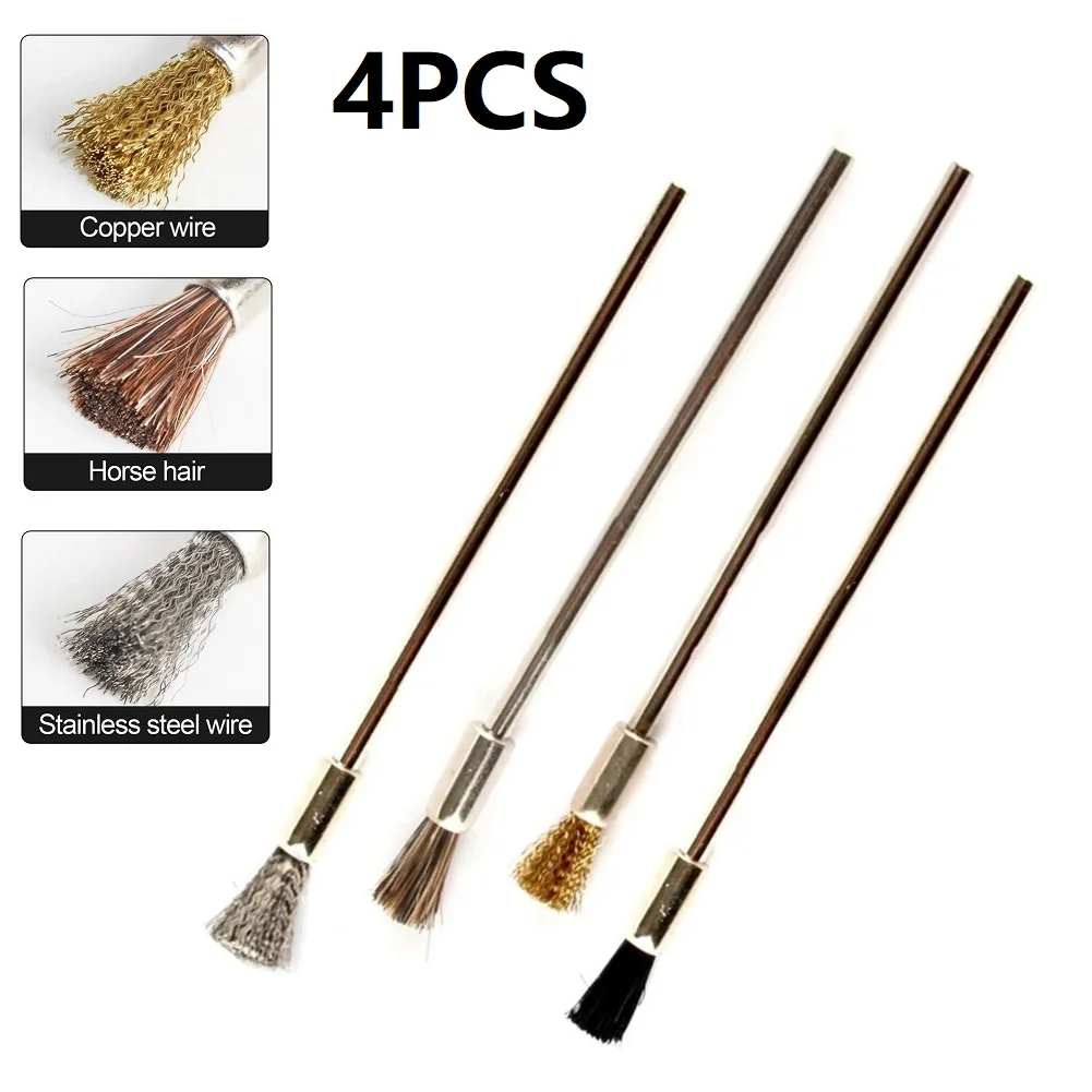 4pcs 100mm Steel Wire Wheel Brush Drill Rotary Tools Polishing Dremel Rotary Tools Metal Rust Removal Brush Set
4pcs 100mm Steel Wire Wheel Brush Drill Rotary Tools Polishing Dremel Rotary Tools Metal Rust Removal Brush Set