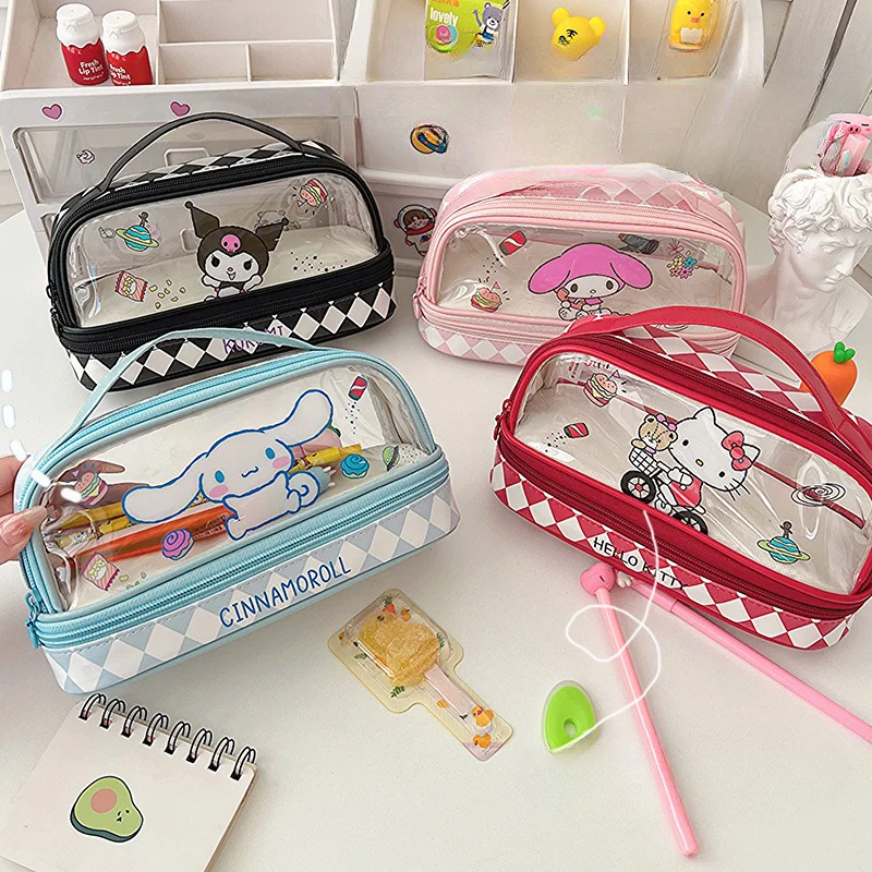 Sanrio Kuromi My Melody пенал большой емкости прозрачный двухслойный портативный мультяшный детский подарок
Sanrio Kuromi My Melody пенал большой емкости прозрачный двухслойный портативный мультяшный детский подарок