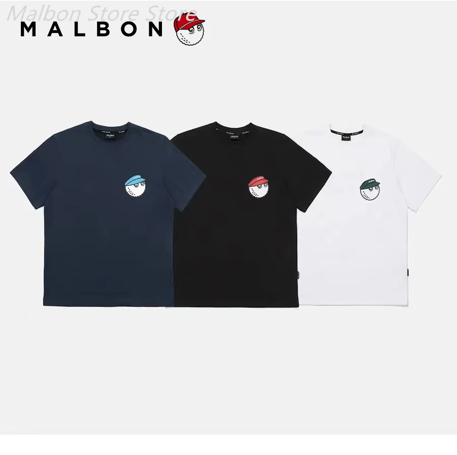 South Korean fashion brand MALBON GOLF Korea Men's and women's crewneck print solid color T-shirt golf top loose Sports T-shirt
South Korean fashion brand MALBON GOLF Korea Men's and women's crewneck print solid color T-shirt golf top loose Sports T-shirt