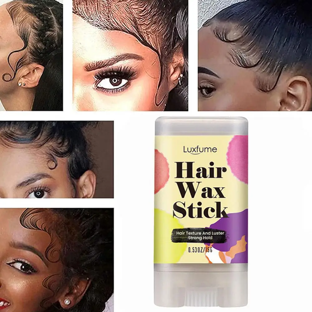 15g Hair Wax Stick Hair Styling Wax Stick Hair Molding Stick Portable Non-greasy Hair Wax For Edge Curly Hair Frizz Hair
15g Hair Wax Stick Hair Styling Wax Stick Hair Molding Stick Portable Non-greasy Hair Wax For Edge Curly Hair Frizz Hair