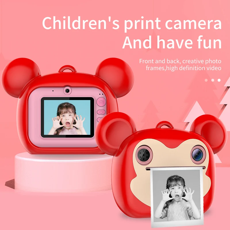 Instant Printing Kids Camera Thermal Zero Ink Printing HD Digital Photography and Video 2.4inch IPS for Children's Birthday Toys
Instant Printing Kids Camera Thermal Zero Ink Printing HD Digital Photography and Video 2.4inch IPS for Children's Birthday Toys