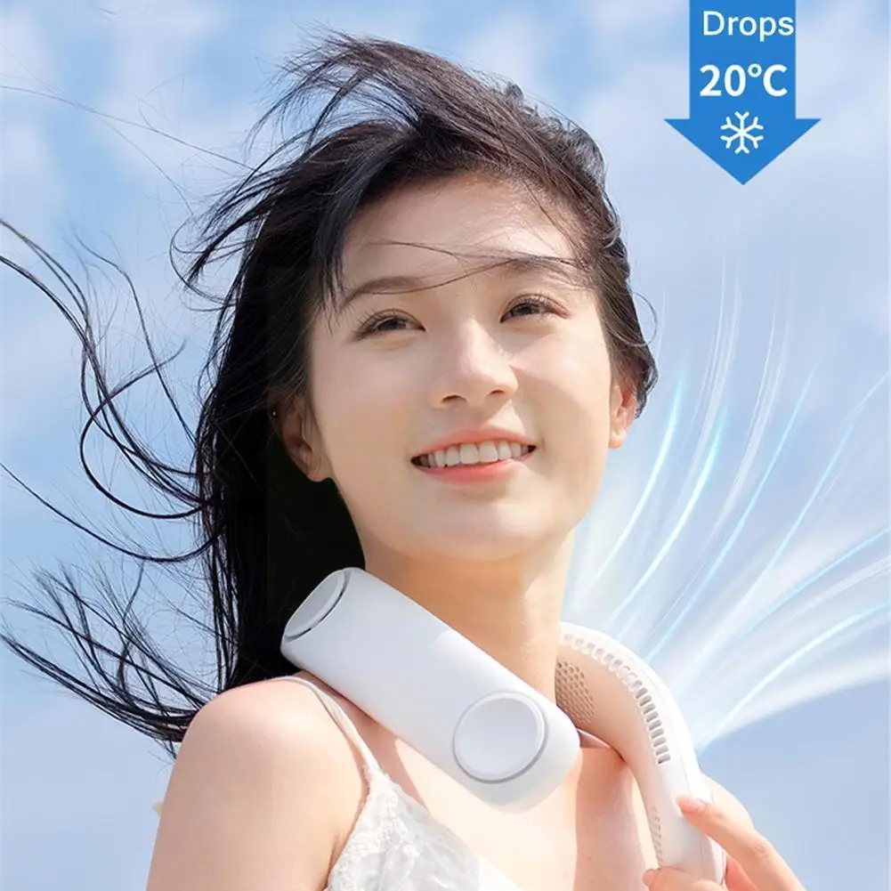 Hanging Neck Fan Lazy Bladeless Fan Folding Portable Travel Home Silent Rechargeable Four-blade Turbo Fan Sports Usb Outdoo S7x4
Hanging Neck Fan Lazy Bladeless Fan Folding Portable Travel Home Silent Rechargeable Four-blade Turbo Fan Sports Usb Outdoo S7x4