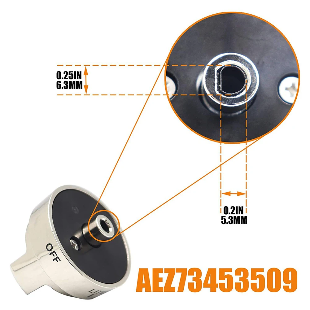Oven Cooktop Knob Burner Compatible Durable Home Kitchen Parts Range Replacement Surface AEZ72909008 Brand New
Oven Cooktop Knob Burner Compatible Durable Home Kitchen Parts Range Replacement Surface AEZ72909008 Brand New