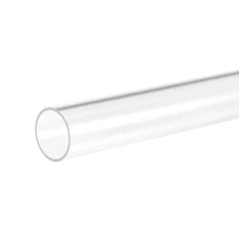 Clear PC Hard Tube 254/305/356mm Long Plastic Rigid Round Tubing Aquarium Model DIY Accessory Thin Sleeve Transparent Water Pipe