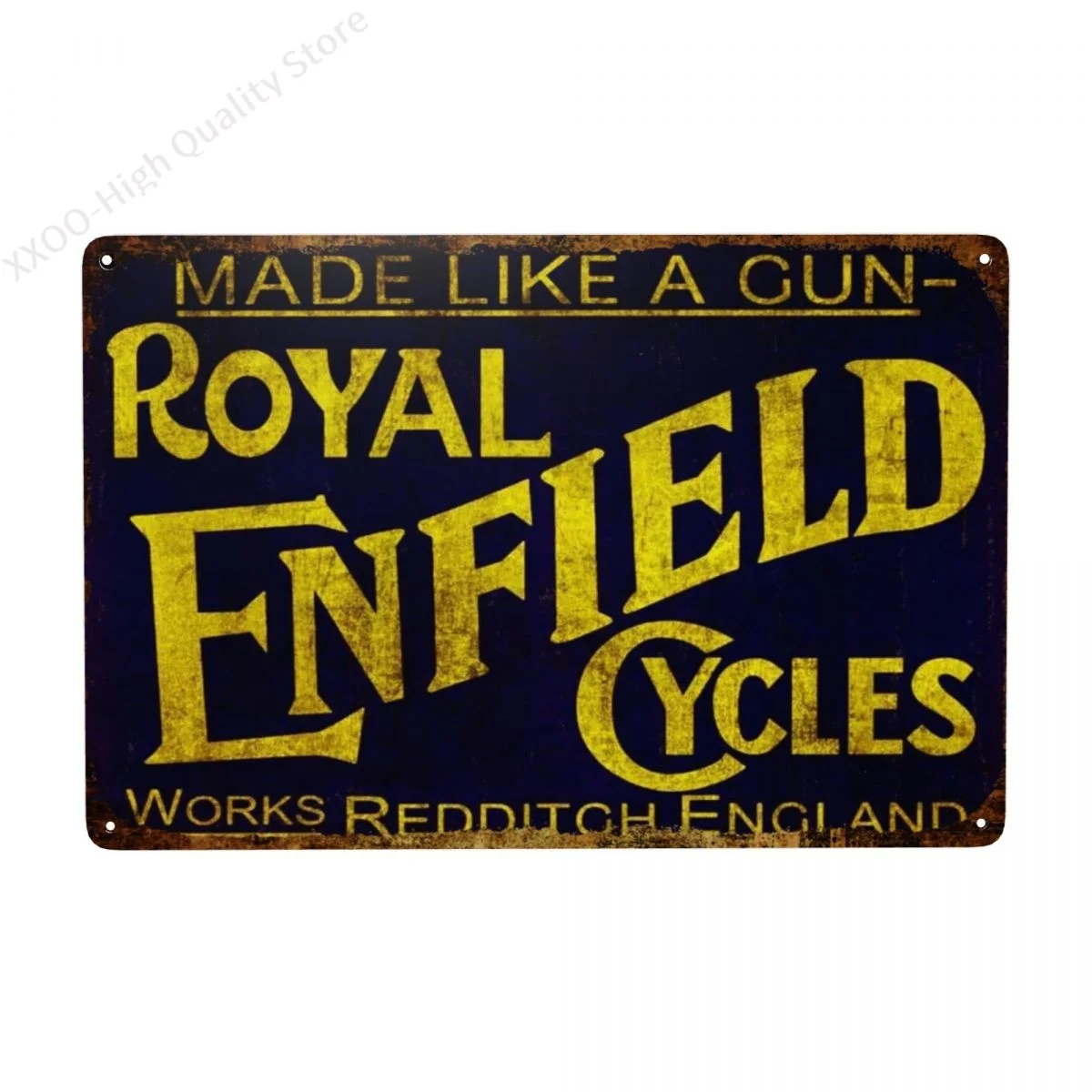 Royal Enfield Cycles сделано как пистолет Redditch Англия Винтажный Ретро металлический декор художественный магазин Алюминий 12 дюймов x 18 дюймов знак
Royal Enfield Cycles сделано как пистолет Redditch Англия Винтажный Ретро металлический декор художественный магазин Алюминий 12 дюймов x 18 дюймов знак