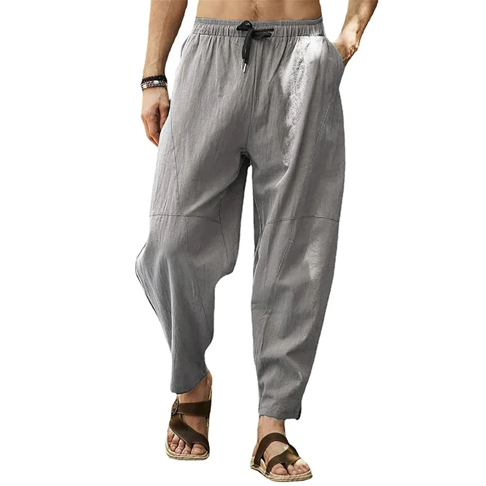 Men's Drawstring Cotton Linen Breathable Soft Lantern Pants Joggers Casual Elastic Waist Loose Yoga Harem Trousers Pants
Men's Drawstring Cotton Linen Breathable Soft Lantern Pants Joggers Casual Elastic Waist Loose Yoga Harem Trousers Pants