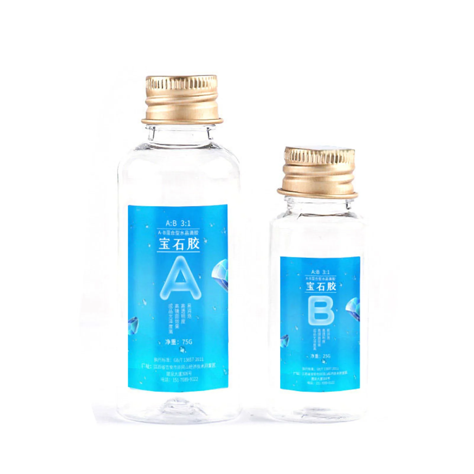 3:1 Epoxy Resin Glue Crystal Clear Epoxy Resin Kit Transparent Epoxy Resin Glue Kit A B Glue Set for DIY Jewelry Crafts EL
3:1 Epoxy Resin Glue Crystal Clear Epoxy Resin Kit Transparent Epoxy Resin Glue Kit A B Glue Set for DIY Jewelry Crafts EL