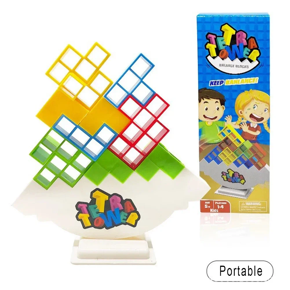 Tetra Tower Game Stacking Blocks Stack Building Blocks Balance Puzzle Board Assembly Bricks Educational Toys for Children Adults
Tetra Tower Game Stacking Blocks Stack Building Blocks Balance Puzzle Board Assembly Bricks Educational Toys for Children Adults