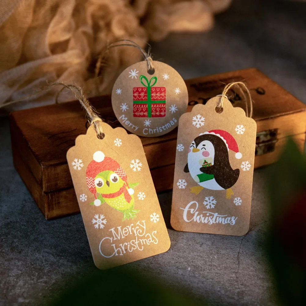 100Pcs New Christmas Gift Tags Strings Kraft Paper Gift Tags Scallop Label Luggage Blank + Strings Wedding Firework Tags Custom
100Pcs New Christmas Gift Tags Strings Kraft Paper Gift Tags Scallop Label Luggage Blank + Strings Wedding Firework Tags Custom
