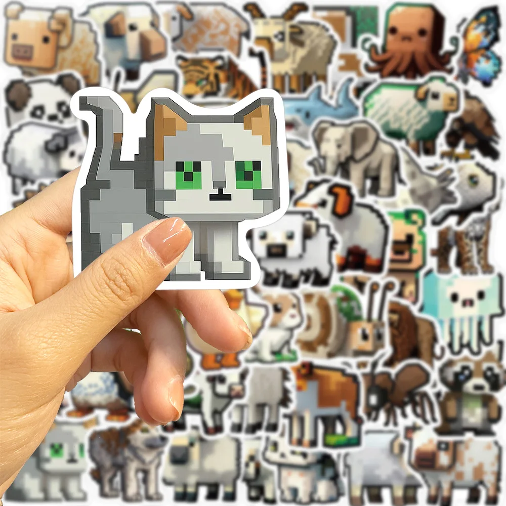 10/30/50Pcs Cute Cat Dog Pixel Animal Stickers Decal DIY Kids Scrapbook Notebook Phone Luggage Bike Fridge Car Wall Sticker Toy
10/30/50Pcs Cute Cat Dog Pixel Animal Stickers Decal DIY Kids Scrapbook Notebook Phone Luggage Bike Fridge Car Wall Sticker Toy