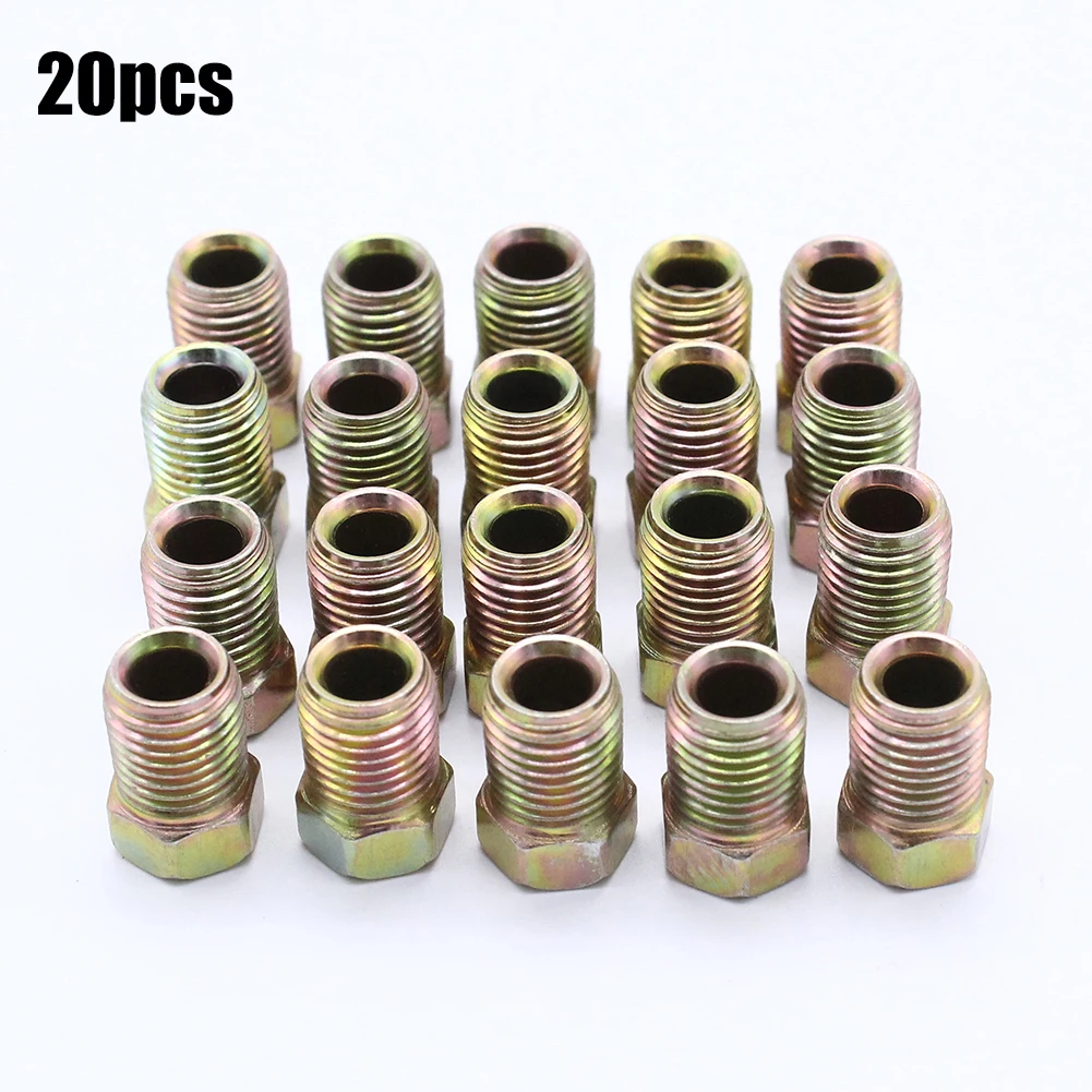 Newest 10mm Metal 20 Pieces 3/8-24 Inverted Flare Tube Nuts Fits For 3/16 Inch Tube Brake Line GM9432075
Newest 10mm Metal 20 Pieces 3/8-24 Inverted Flare Tube Nuts Fits For 3/16 Inch Tube Brake Line GM9432075