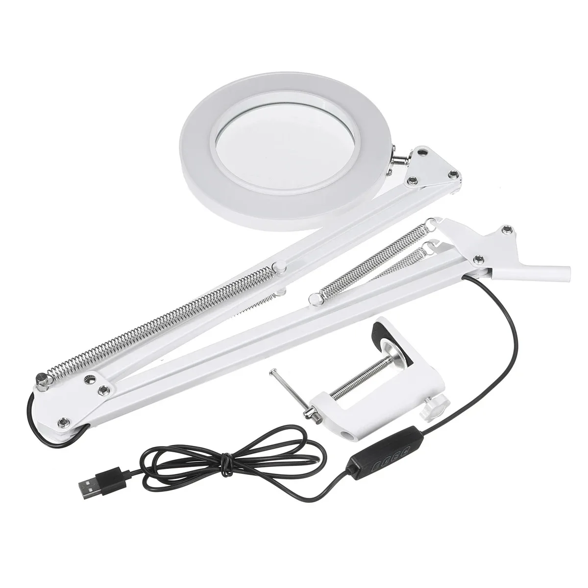 Led Folding Long Arm Clip Eye-Protection Lamp USB Reading Book Light Led Clip-on Magnifying Glass Electronic Maintenance Light
Led Folding Long Arm Clip Eye-Protection Lamp USB Reading Book Light Led Clip-on Magnifying Glass Electronic Maintenance Light