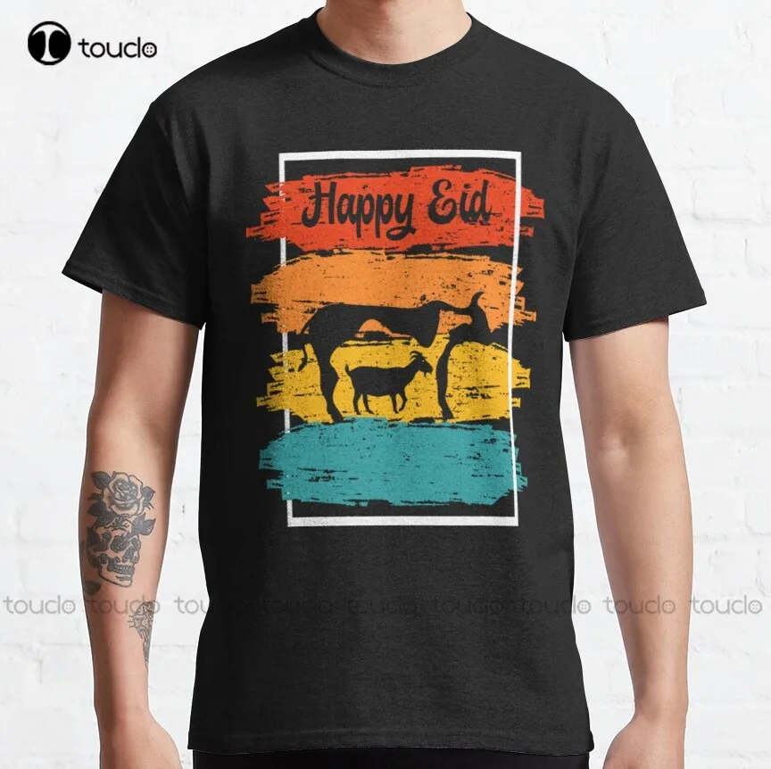 Happy Eid, Eid Al Adha Classic T-Shirt Black Shirt Fashion Creative Leisure Funny Harajuku T Shirt Custom Aldult Teen Unisex
Happy Eid, Eid Al Adha Classic T-Shirt Black Shirt Fashion Creative Leisure Funny Harajuku T Shirt Custom Aldult Teen Unisex