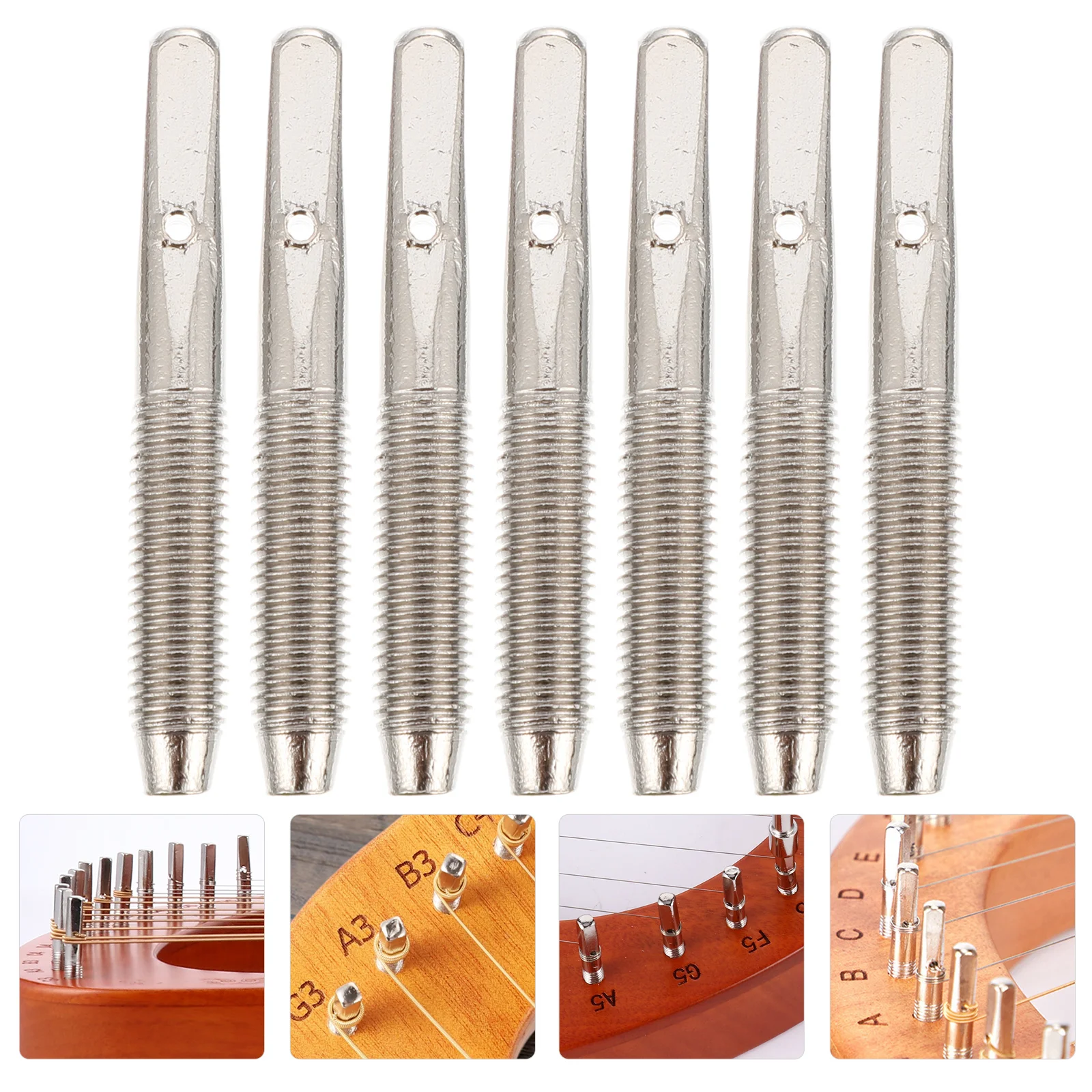 Zither Tuning Pin Lyre Fastening Nails Guitar Accessories Musical Instruments Metal Peg Arpa
Zither Tuning Pin Lyre Fastening Nails Guitar Accessories Musical Instruments Metal Peg Arpa