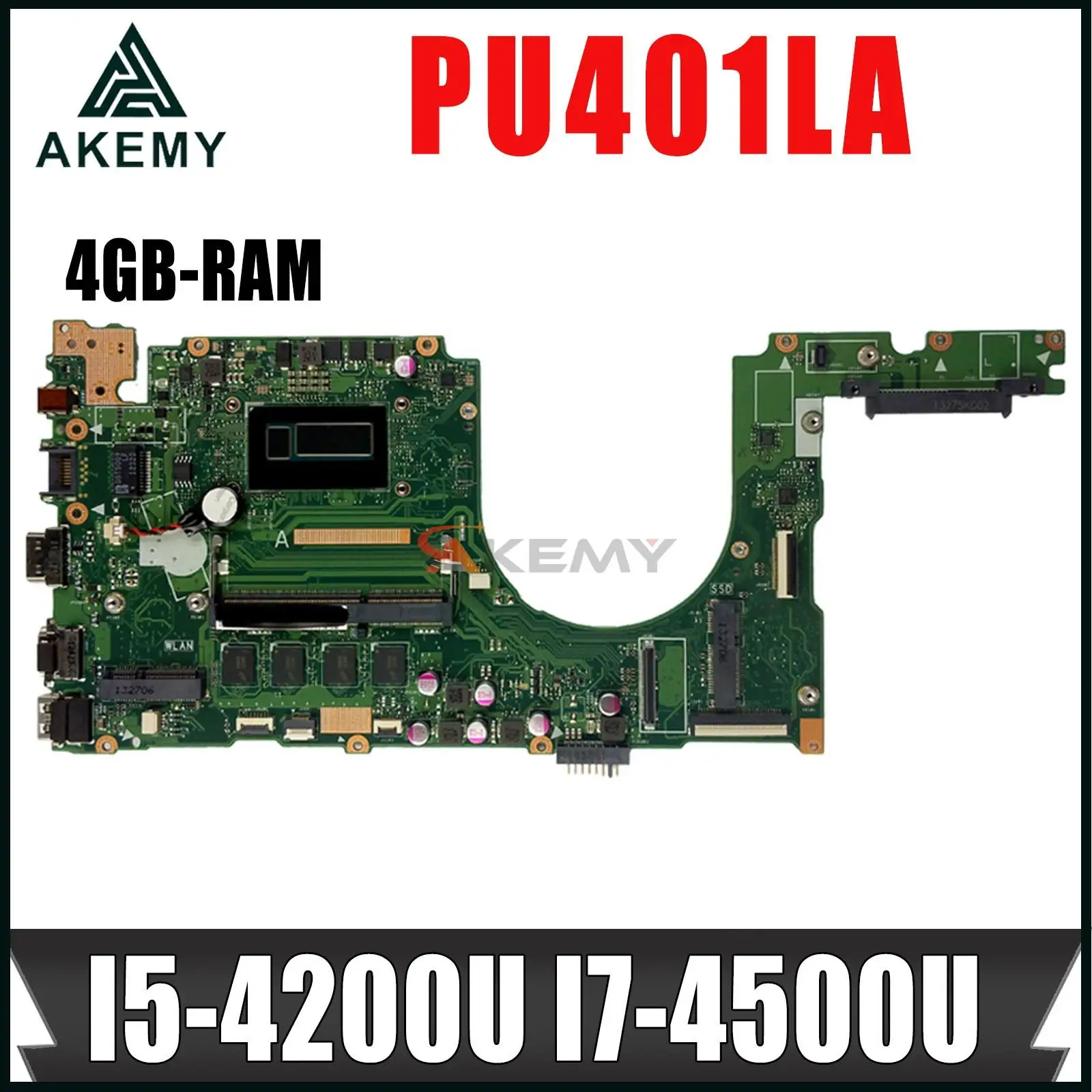 PU401LA Материнская плата ASUS PU401 PU401L PU401LA PU401LAC ноутбук компьютер материнская плата с I5-4200U 4G/RAM
PU401LA Материнская плата ASUS PU401 PU401L PU401LA PU401LAC ноутбук компьютер материнская плата с I5-4200U 4G/RAM