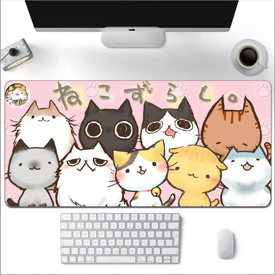 Kawaii Cat Mouse Pad Tiger Pink Cute Desk Mat Large Gaming Accessories Keyboard Rubber Pad Pad on The Table Mouse Mat XXL Pc Rug
Kawaii Cat Mouse Pad Tiger Pink Cute Desk Mat Large Gaming Accessories Keyboard Rubber Pad Pad on The Table Mouse Mat XXL Pc Rug